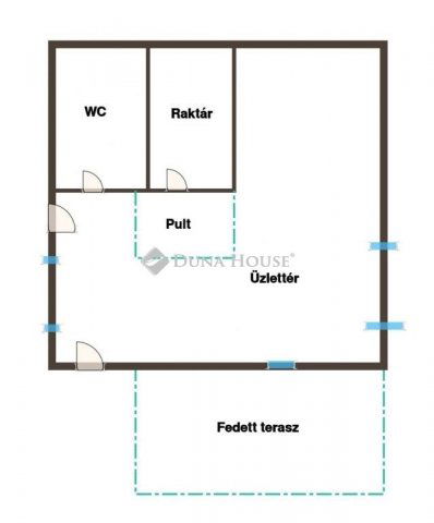 Eladó üzlethelyiség, Komlón 54.9 M Ft / költözzbe.hu