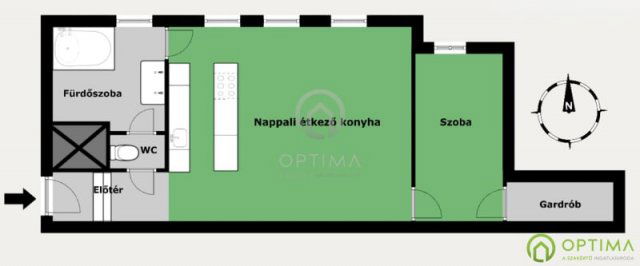 Eladó téglalakás, Budapesten, IX. kerületben, Kinizsi utcában