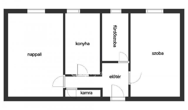 Eladó téglalakás, Győrött 54.9 M Ft, 2 szobás