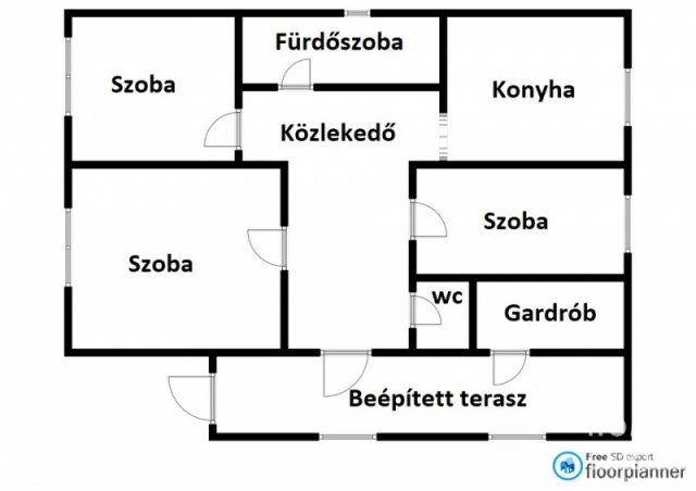 Eladó családi ház, Földeákon 80.6 M Ft, 3+1 szobás