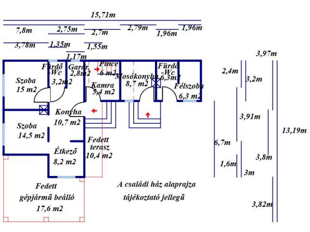 Eladó családi ház, Abonyban 46.9 M Ft, 2+1 szobás