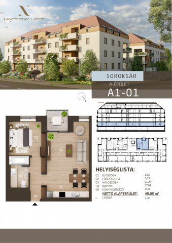 Eladó téglalakás, Budapesten, XXIII. kerületben 76.073 M Ft