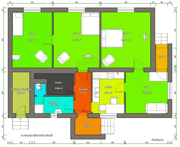Eladó családi ház, Apcon 35 M Ft, 4 szobás