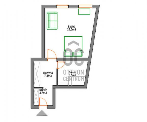 Eladó téglalakás, Budapesten, I. kerületben 80 M Ft, 1 szobás