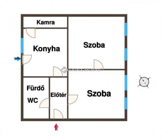 Eladó családi ház, Csongrádon 16.9 M Ft, 2 szobás
