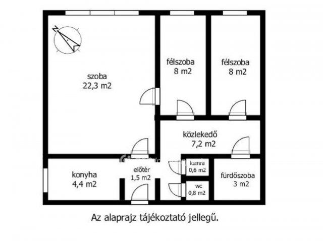 Eladó panellakás, Budapesten, XIV. kerületben 67 M Ft, 1+2 szobás