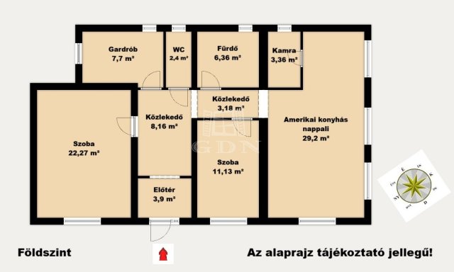 Eladó családi ház, Vecsésen 119 M Ft, 7+1 szobás