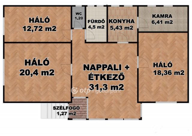 Eladó családi ház, Hortobágyon 47.9 M Ft, 3 szobás