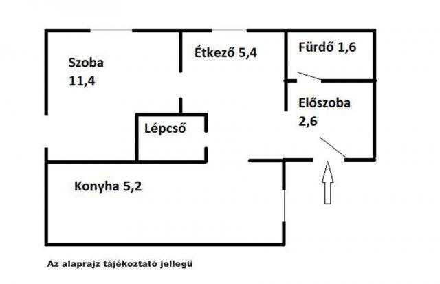 Eladó családi ház, Baracskán 19.9 M Ft, 2 szobás