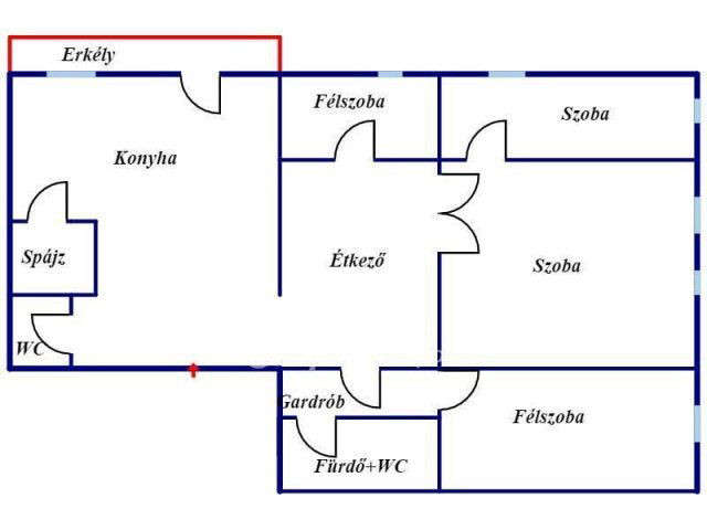 Eladó téglalakás, Miskolcon 60.9 M Ft, 2+2 szobás