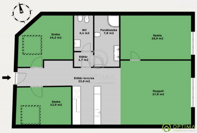 Eladó téglalakás, Budapesten, XI. kerületben 199 M Ft, 4 szobás