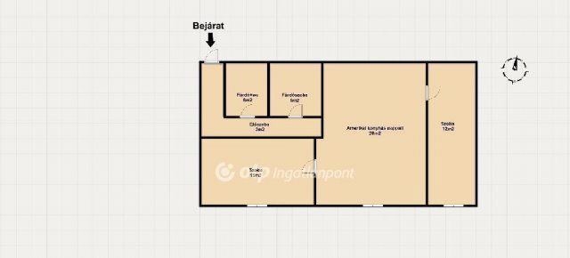 Eladó téglalakás, Budapesten, IX. kerületben 86 M Ft, 3 szobás