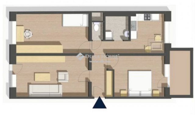 Eladó panellakás, Kecskeméten 49.99 M Ft, 3 szobás