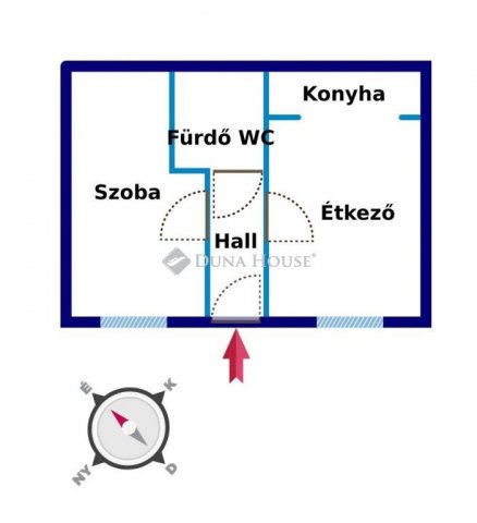 Eladó téglalakás, Budapesten, I. kerületben 49.8 M Ft, 1 szobás