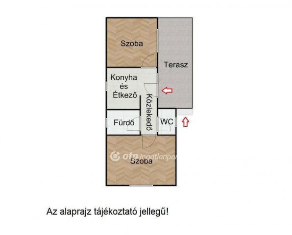 Eladó családi ház, Bujon 24.99 M Ft, 2 szobás