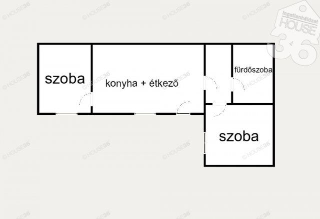 Eladó családi ház, Kecskeméten 46.9 M Ft, 2 szobás