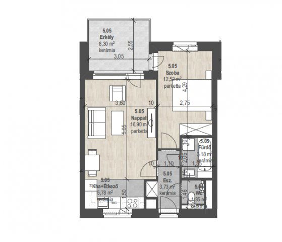Eladó téglalakás, Budapesten, XIII. kerületben 91.649 M Ft