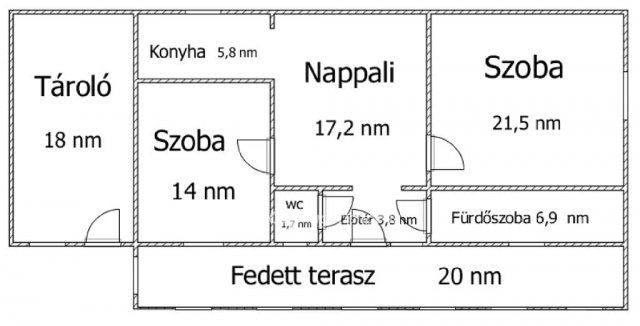 Eladó családi ház, Devecseren 16.9 M Ft, 2 szobás