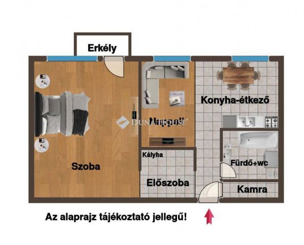 Eladó téglalakás, Nyergesújfaluban, Idom utcában 23.9 M Ft