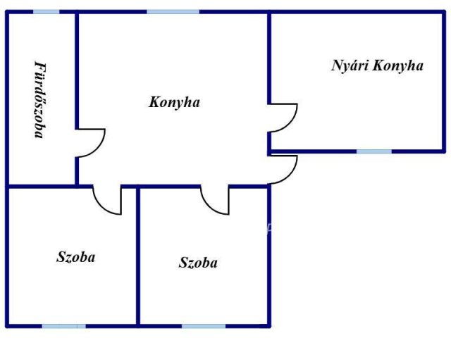 Eladó családi ház, Vámospércsen 25.9 M Ft, 2 szobás