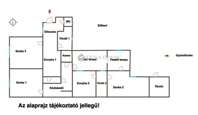 Eladó családi ház, Üllőn 69.9 M Ft, 3 szobás