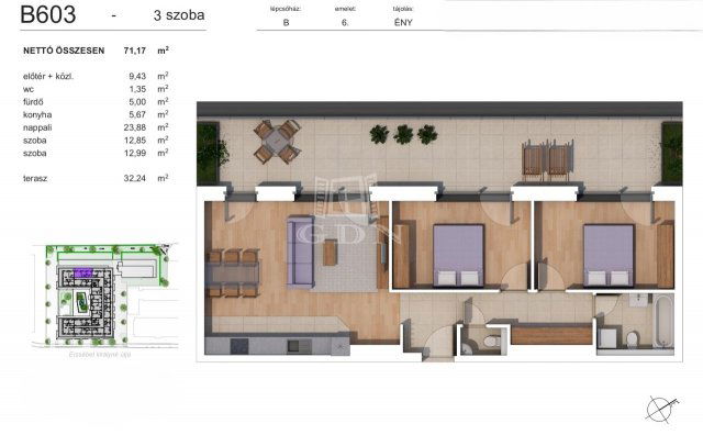Eladó téglalakás, Budapesten, XIV. kerületben 139.7 M Ft