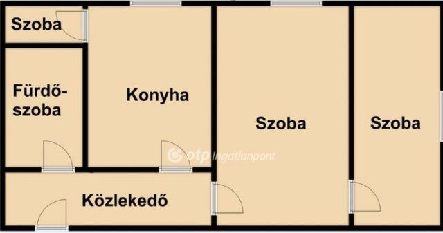 Eladó téglalakás, Debrecenben 69.999 M Ft, 2 szobás