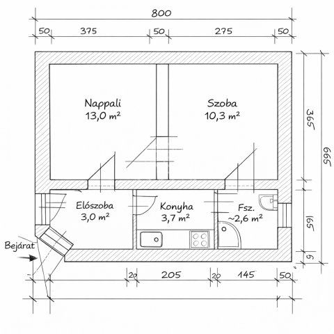 Eladó téglalakás, Budapesten, XIII. kerületben 48.9 M Ft