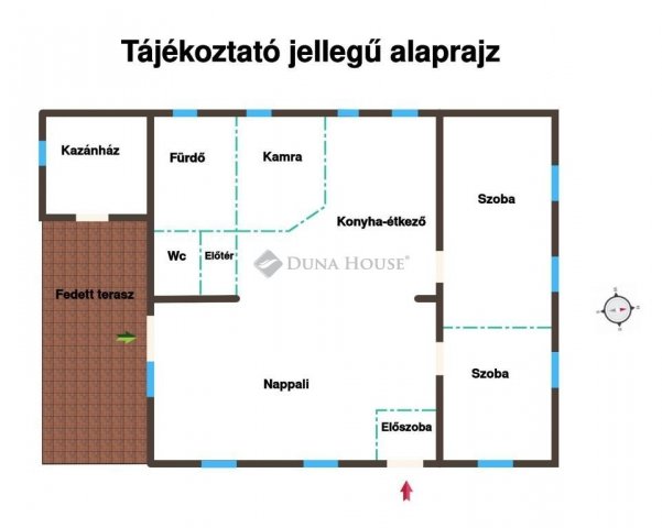 Eladó családi ház, Hernádon 38.9 M Ft, 3 szobás