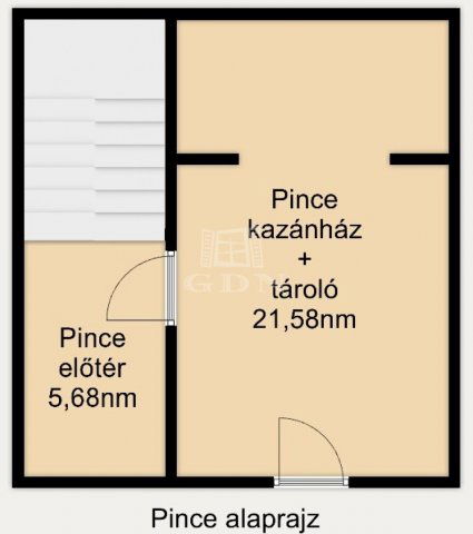Eladó ikerház, Galgahévízen 45 M Ft, 3 szobás
