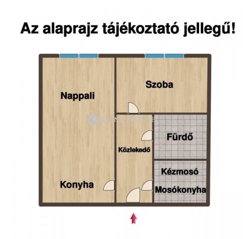 Eladó panellakás, Várpalotán 42 M Ft, 2 szobás