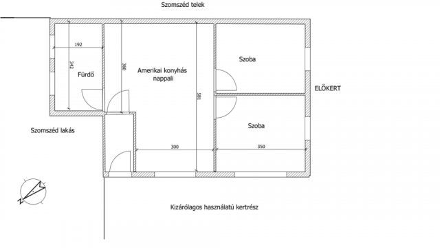 Eladó ikerház, Budapesten, XIX. kerületben 42 M Ft, 1+2 szobás