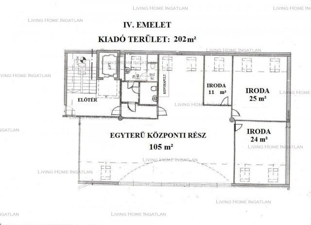 Kiadó iroda, Budapesten, XIII. kerületben 666 E Ft / hó, 4 szobás