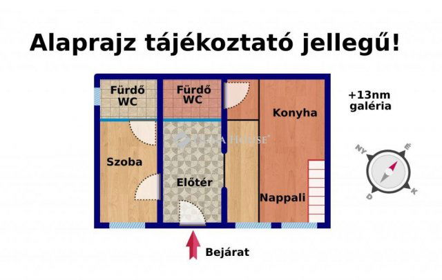 Eladó téglalakás, Budapesten, V. kerületben 93.9 M Ft, 2 szobás