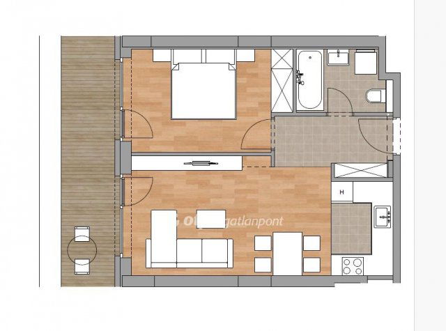 Eladó téglalakás, Budapesten, XI. kerületben 82.5 M Ft, 2 szobás