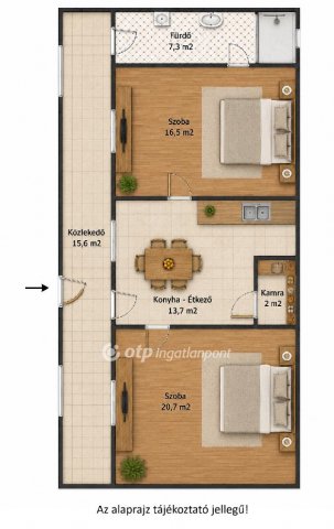 Eladó családi ház, Szigetszentmiklóson 74.9 M Ft, 2 szobás
