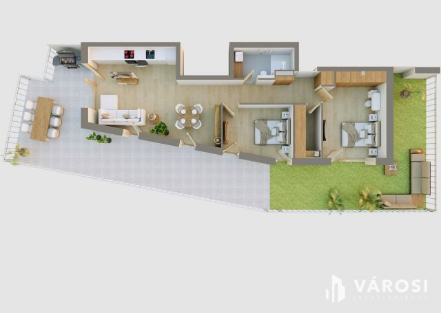 Eladó téglalakás, Debrecenben 120.64 M Ft, 3 szobás