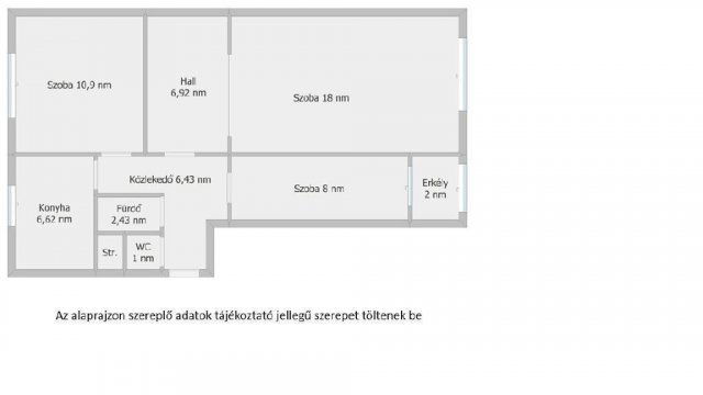 Eladó panellakás, Székesfehérvárott 61.9 M Ft, 1+2 szobás