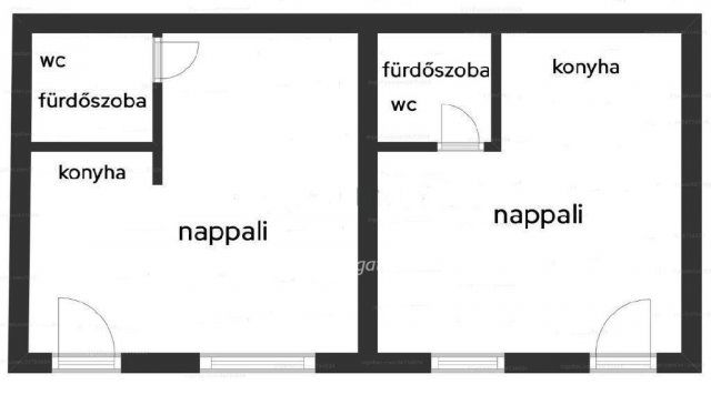 Eladó téglalakás, Budapesten, VI. kerületben 47 M Ft, 1 szobás