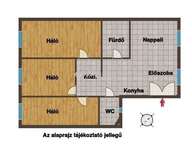 Eladó téglalakás, Budapesten, VII. kerületben 77.99 M Ft