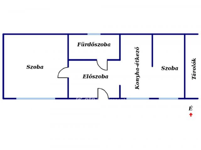 Eladó családi ház, Sajószentpéteren 16.9 M Ft, 2 szobás