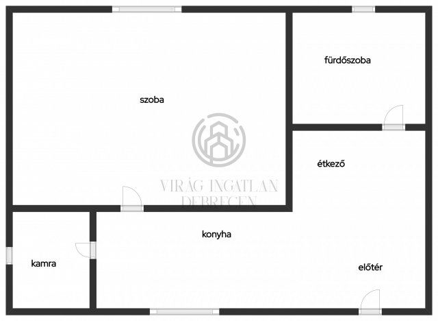 Eladó téglalakás, Debrecenben 41 M Ft, 1 szobás