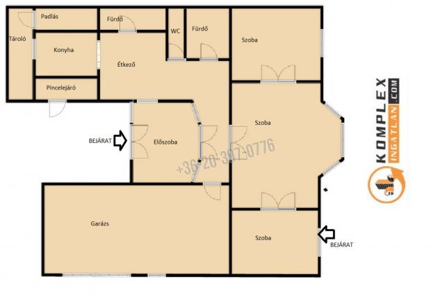 Eladó családi ház, Győrött 69 M Ft, 3 szobás