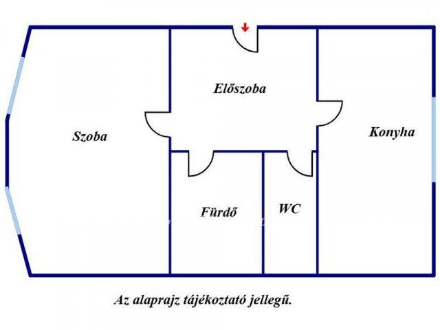 Eladó panellakás, Szolnokon 33.9 M Ft, 1 szobás