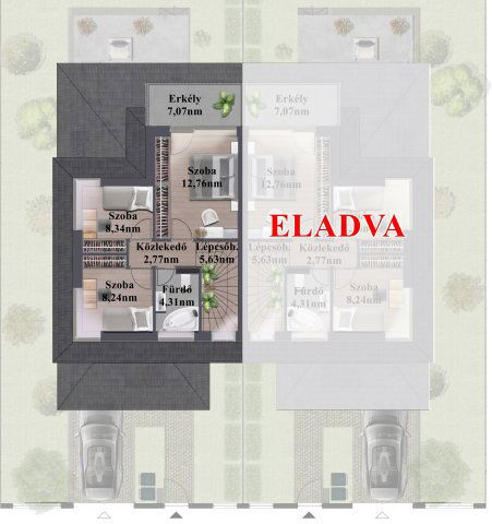 Eladó ikerház, Tordason 99.5 M Ft, 5 szobás