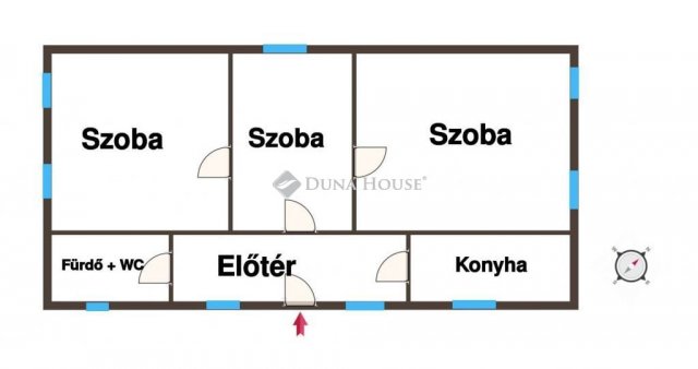 Eladó családi ház, Pálmonostorán 21 M Ft, 3 szobás