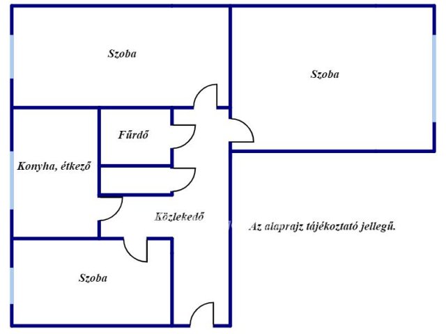 Eladó panellakás, Szegeden 59 M Ft, 3 szobás