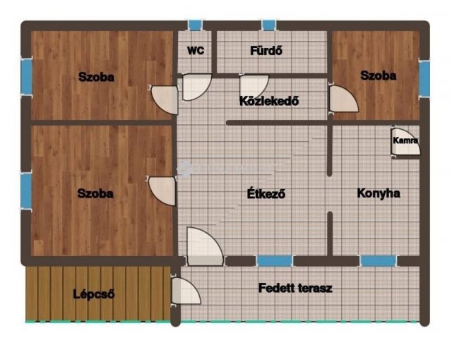 Eladó családi ház, Somlóvásárhelyen 41.9 M Ft, 3 szobás