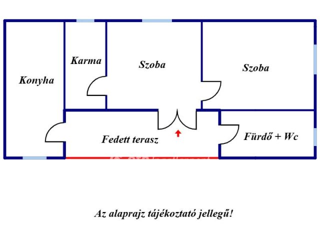 Eladó nyaraló, Cserkeszőlőn 12.5 M Ft, 2 szobás