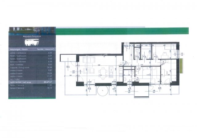 Eladó téglalakás, Budapesten, IV. kerületben 186.5 M Ft